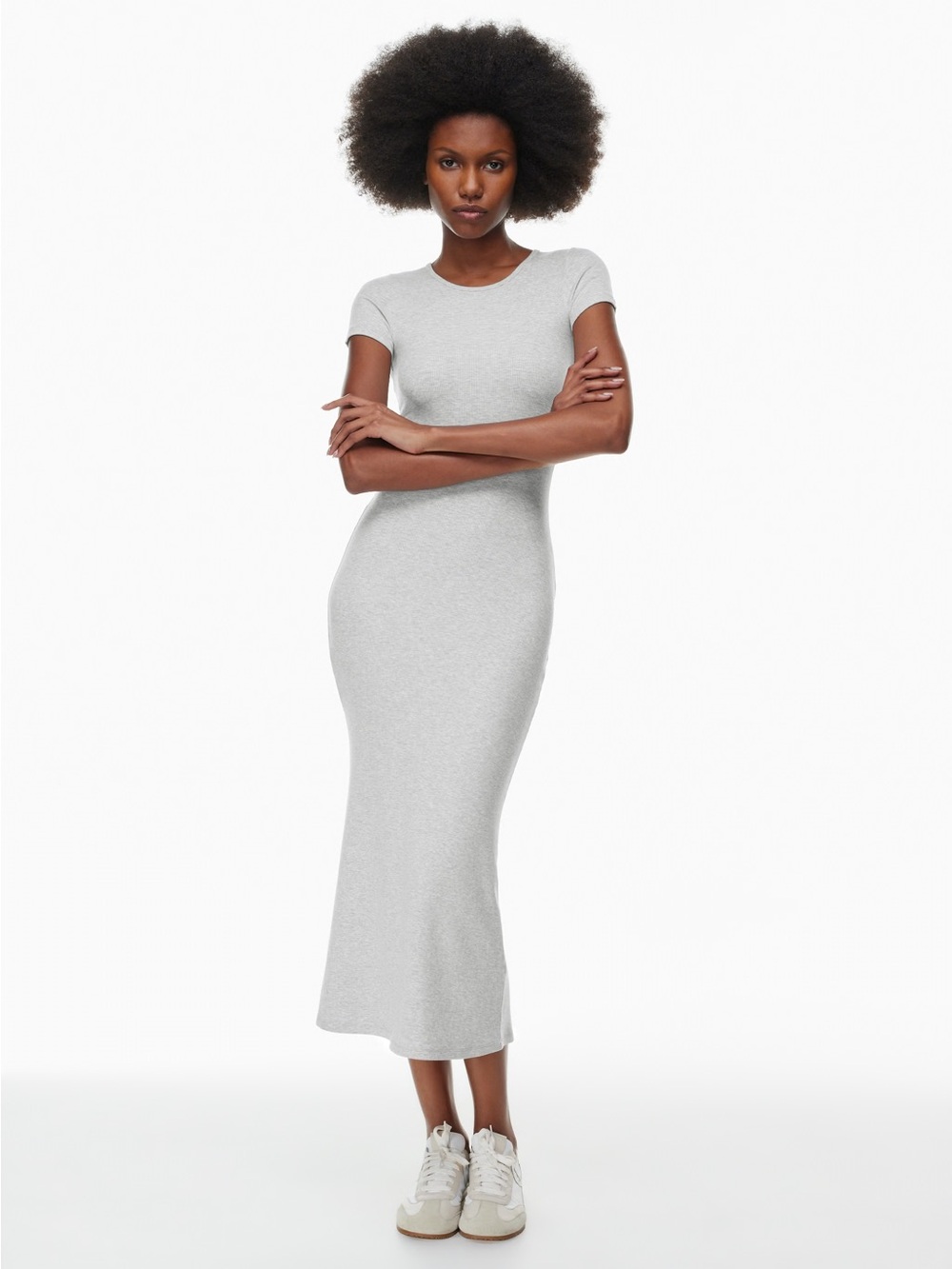 Aritzia Grey Maxi Dress, The Group Luxe Lounge SMALL